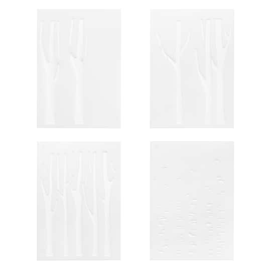 4" x 6" Birch Tree Print Layering Stencil Set by Recollections™